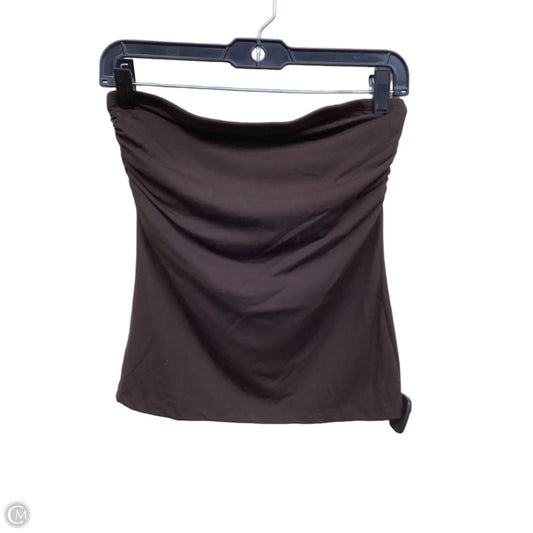 Top Sleeveless By Clothes Mentor In Brown, Size: M