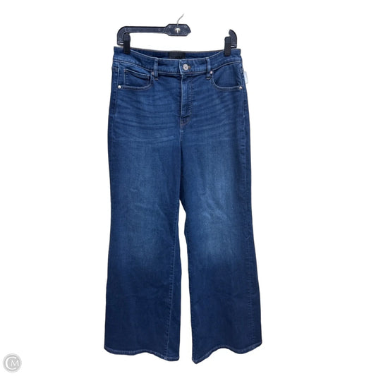 Jeans Straight By White House Black Market In Blue Denim, Size: 8