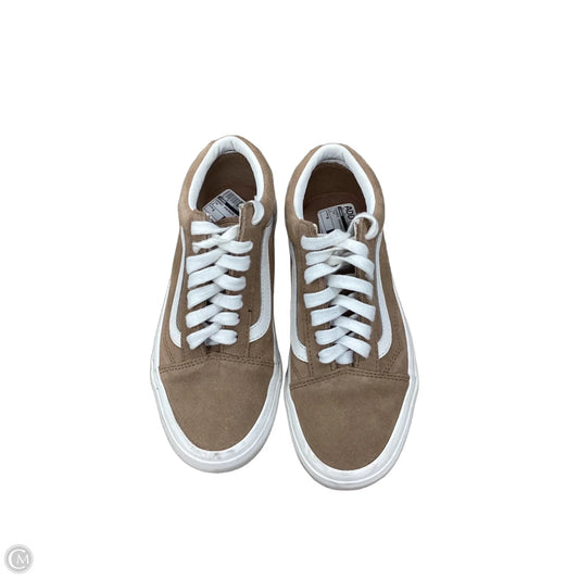 Shoes Sneakers Platform By Vans In Tan, Size: 6