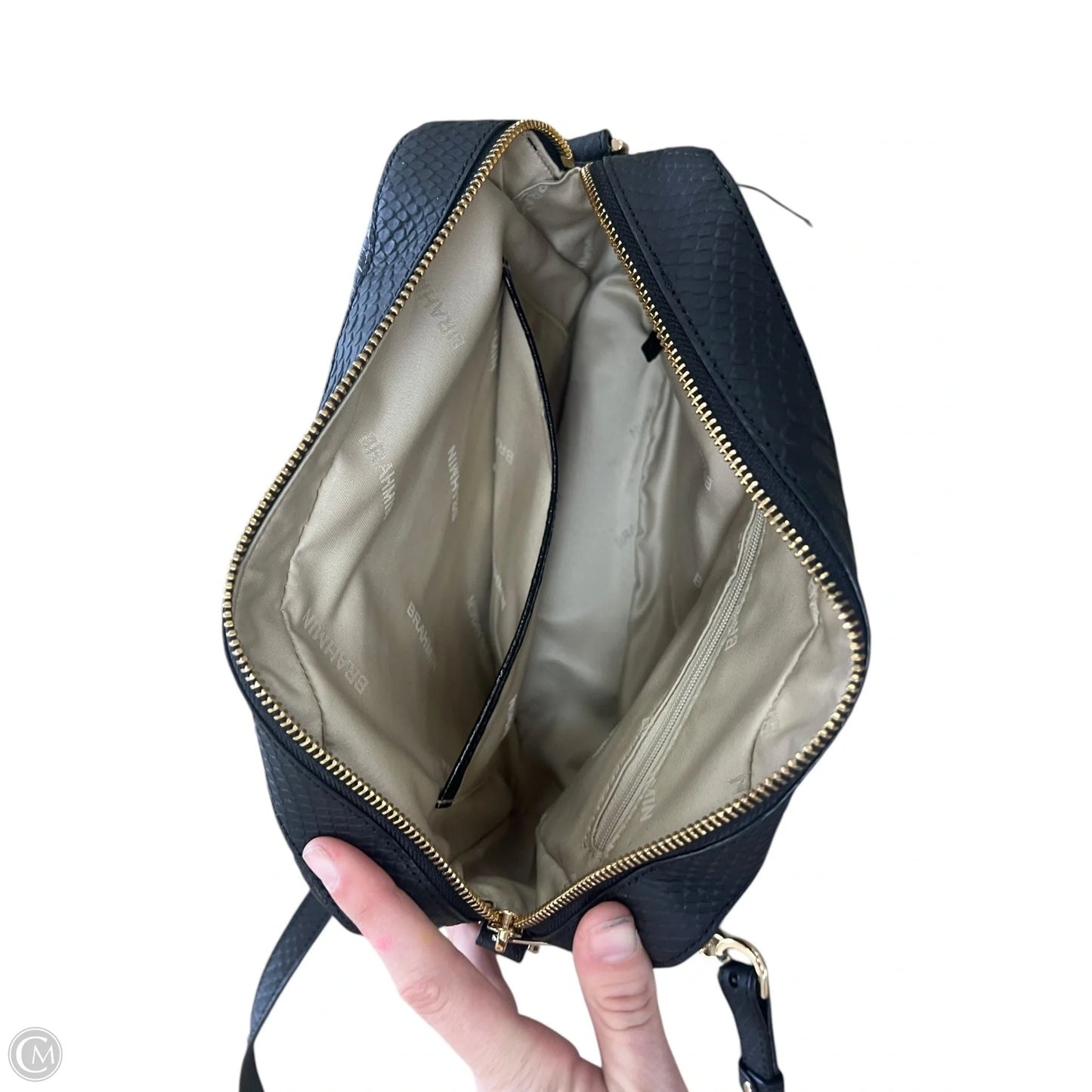 Handbag Designer By Brahmin, Size: Medium