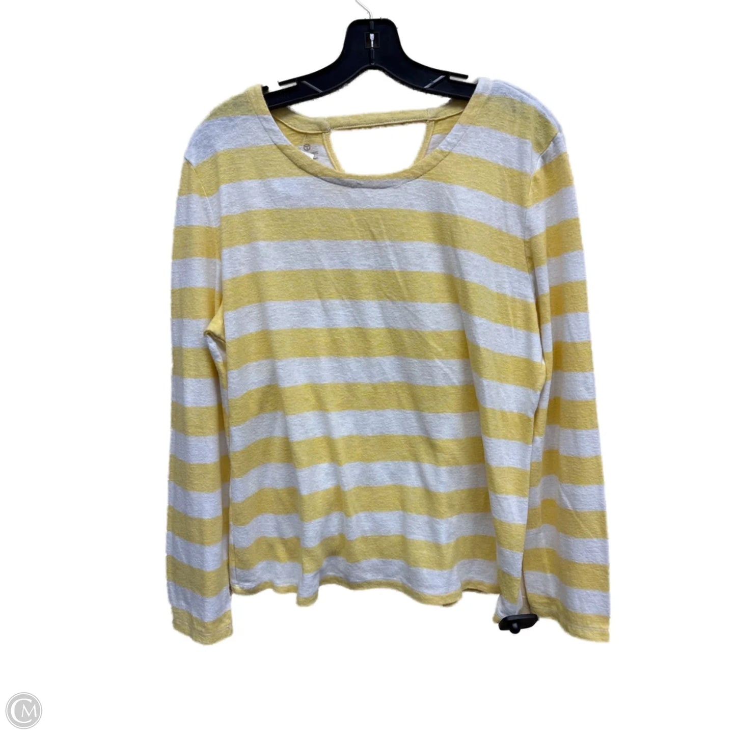 Top Long Sleeve By Talbots In Striped Pattern, Size: Xl