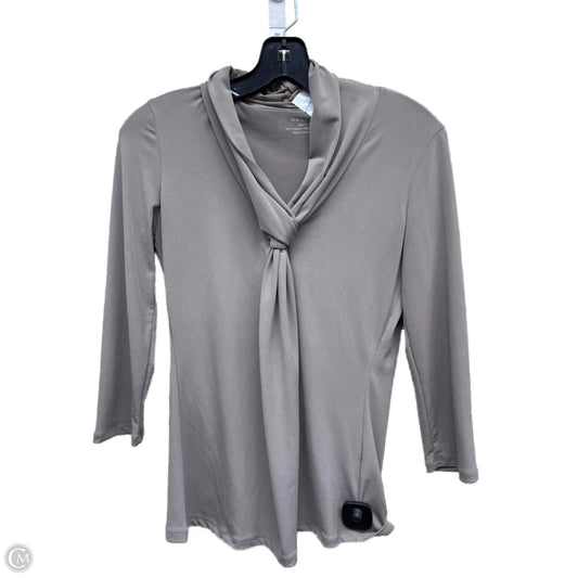 Top Long Sleeve By Grace In Green, Size: S