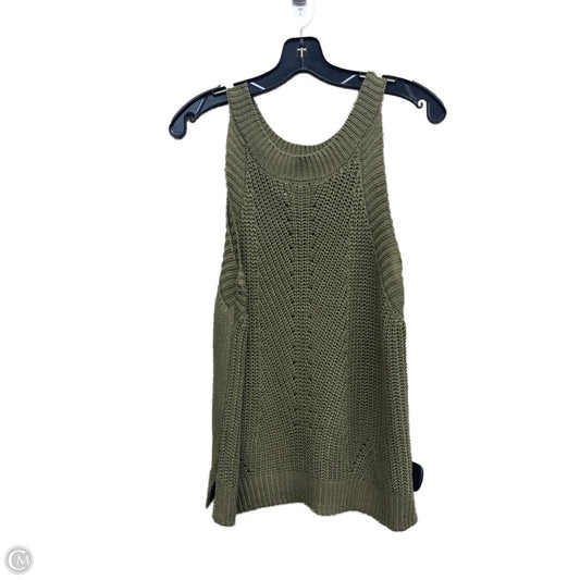 Top Sleeveless By Nine West In Green, Size: L