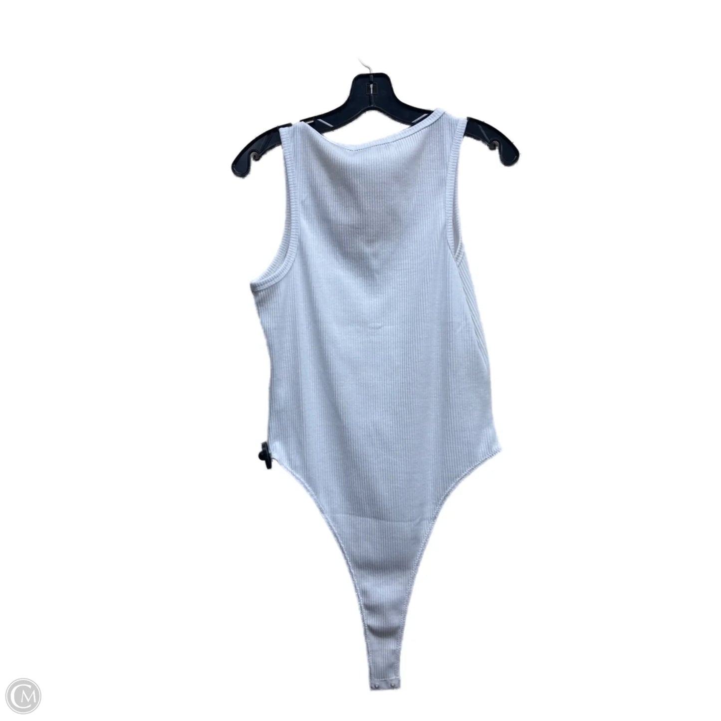 Bodysuit By Clothes Mentor In White, Size: L