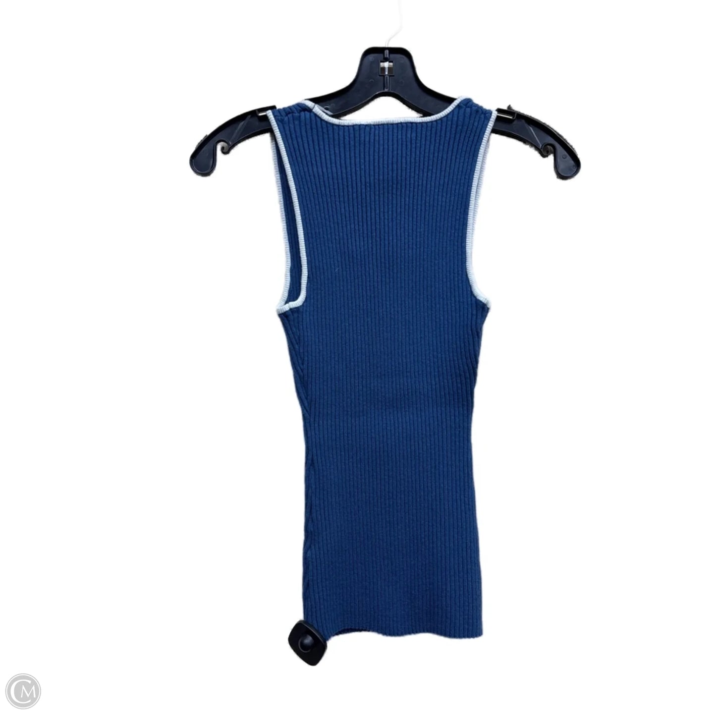 Top Sleeveless By Clothes Mentor In Blue, Size: M