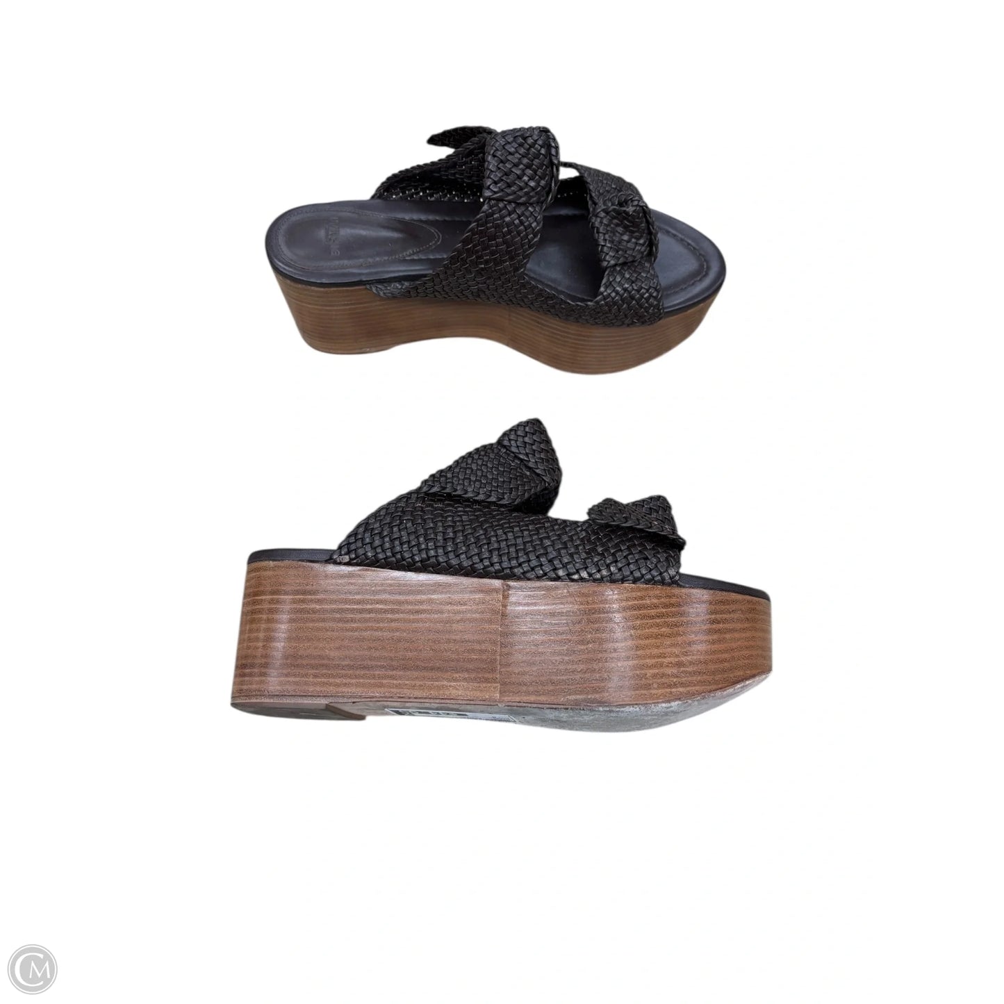 Sandals Flats By Clothes Mentor In Brown, Size: 8