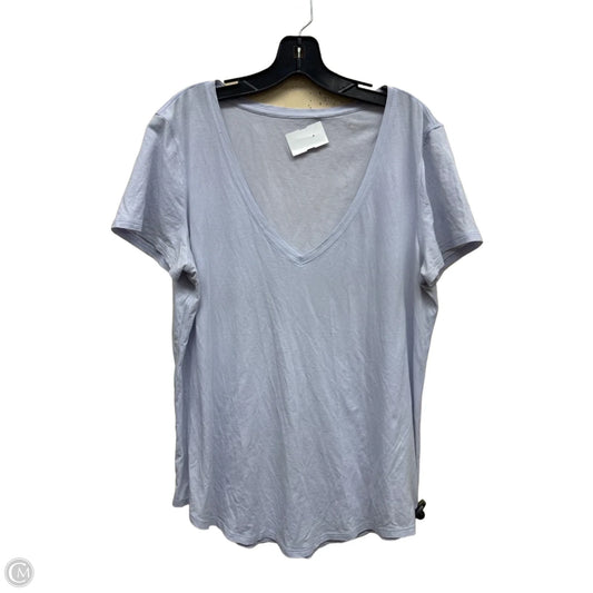 Athletic Top Short Sleeve By Lululemon In Purple, Size: M