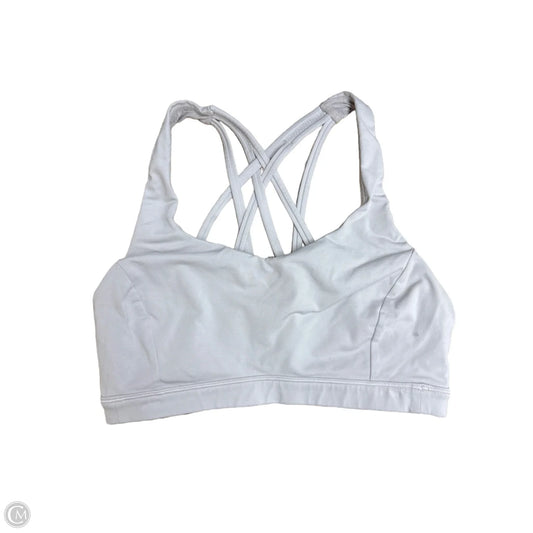 Athletic Bra By Lululemon In Grey, Size: 6