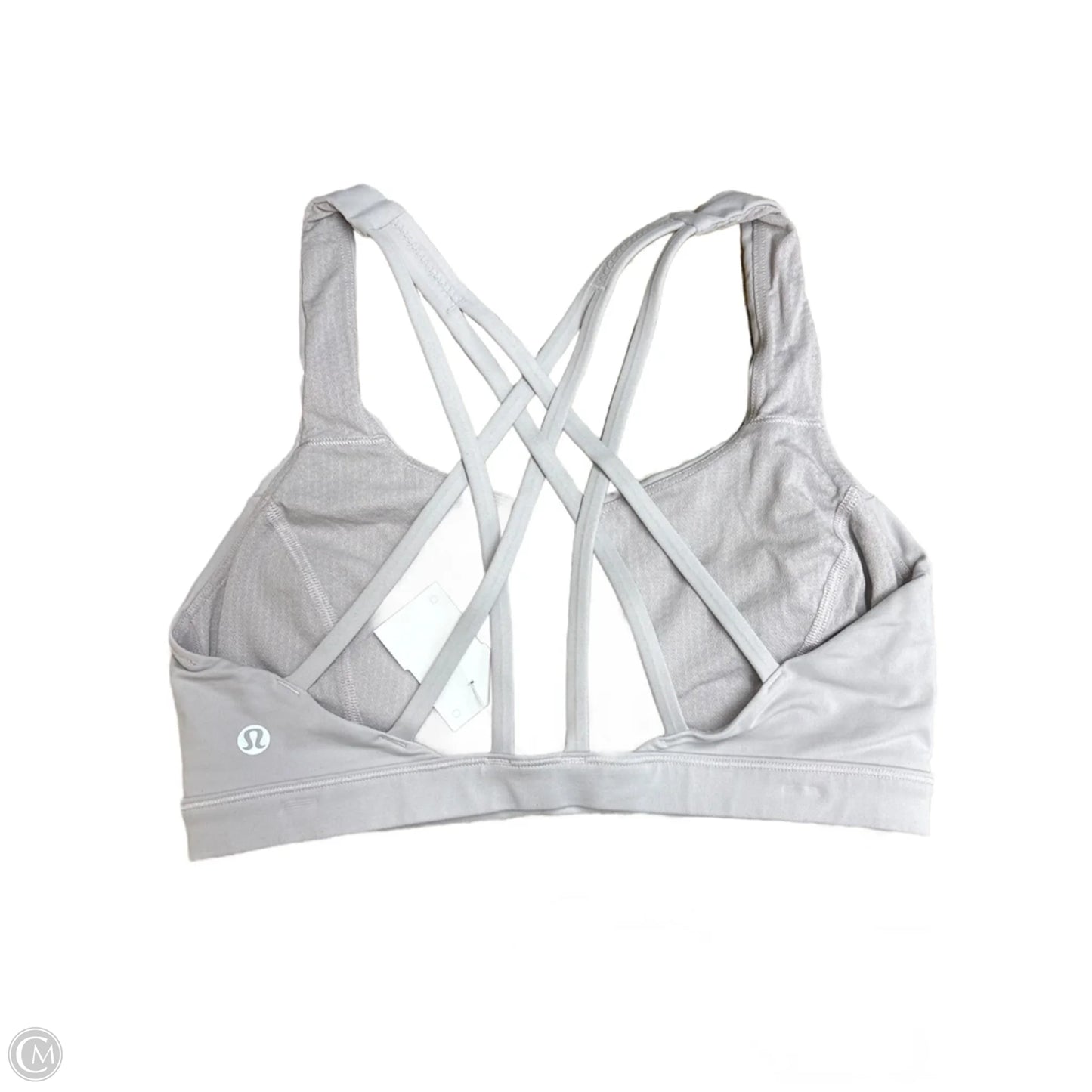 Athletic Bra By Lululemon In Grey, Size: 6