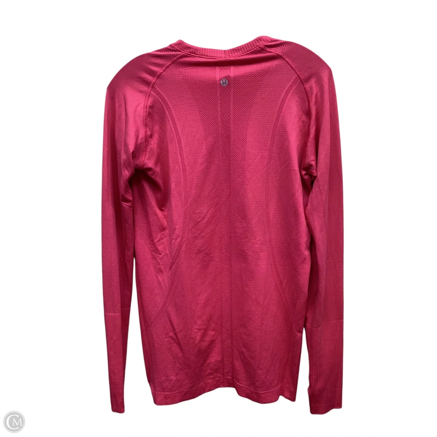 Athletic Top Long Sleeve Crewneck By Lululemon In Pink