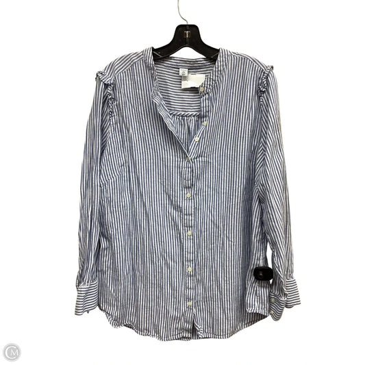 Top Long Sleeve By Old Navy In Striped Pattern, Size: Xl