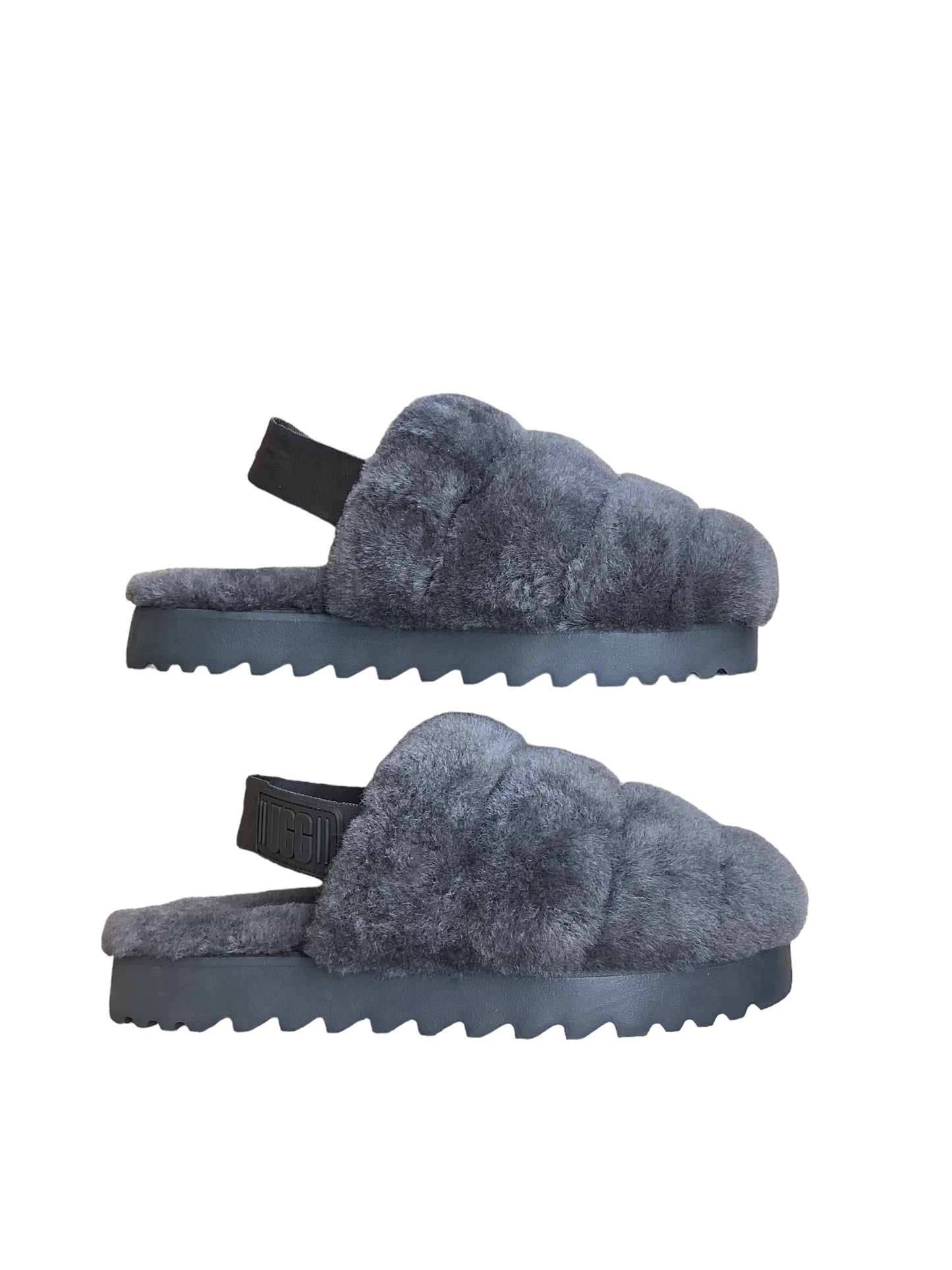 Slippers By Ugg In Grey, Size: 6