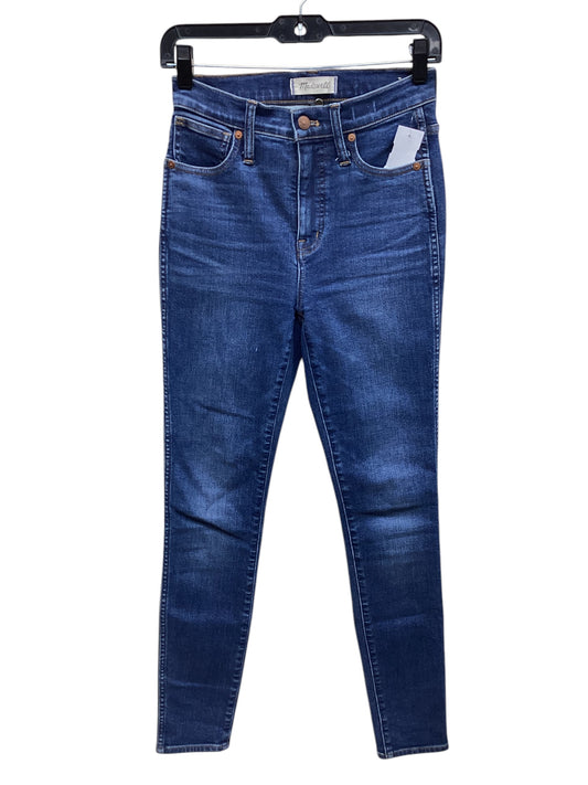 Jeans Skinny By Madewell In Blue Denim, Size: 0