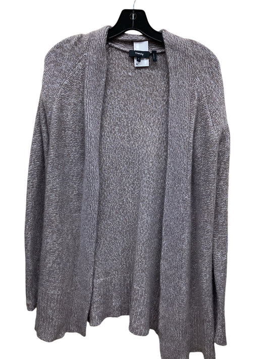 Sweater Cardigan By Theory In Brown, Size: S