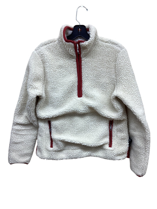 Sweater By Marine Layer In Cream & Red, Size: M