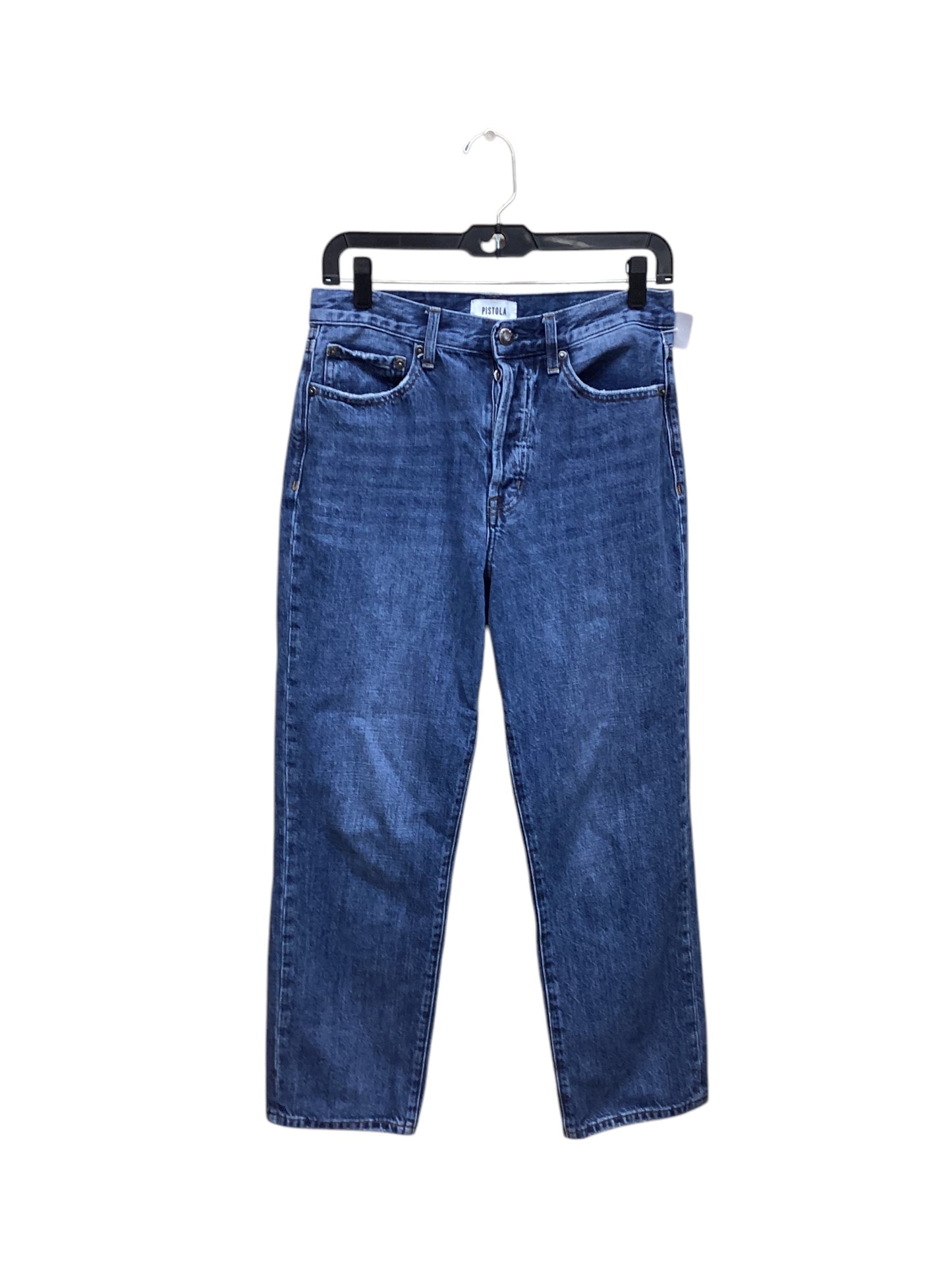 Jeans Straight By Pistola In Blue Denim, Size: 6