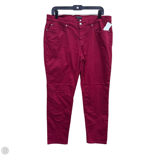 Pants Other By Eileen Fisher In Red, Size: 12