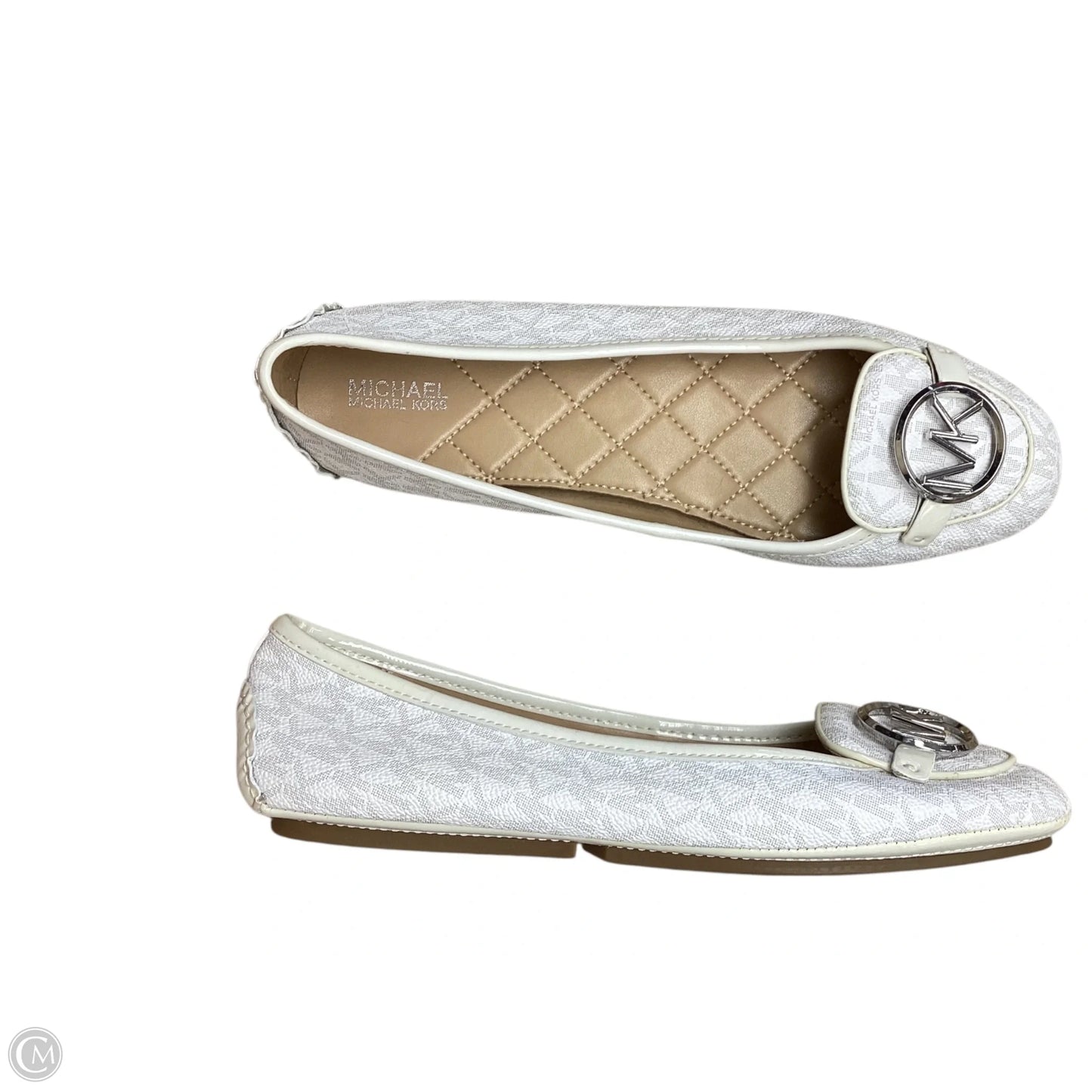 Shoes Flats By Michael By Michael Kors In White, Size: 8.5