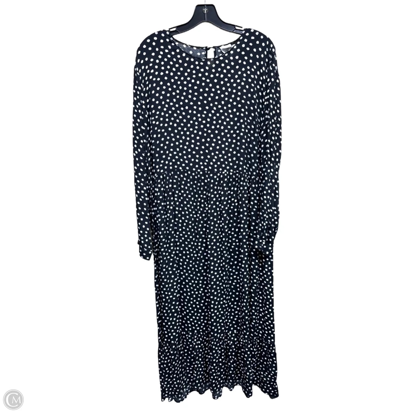 Dress Casual Maxi By Clothes Mentor In Polkadot Pattern, Size: M