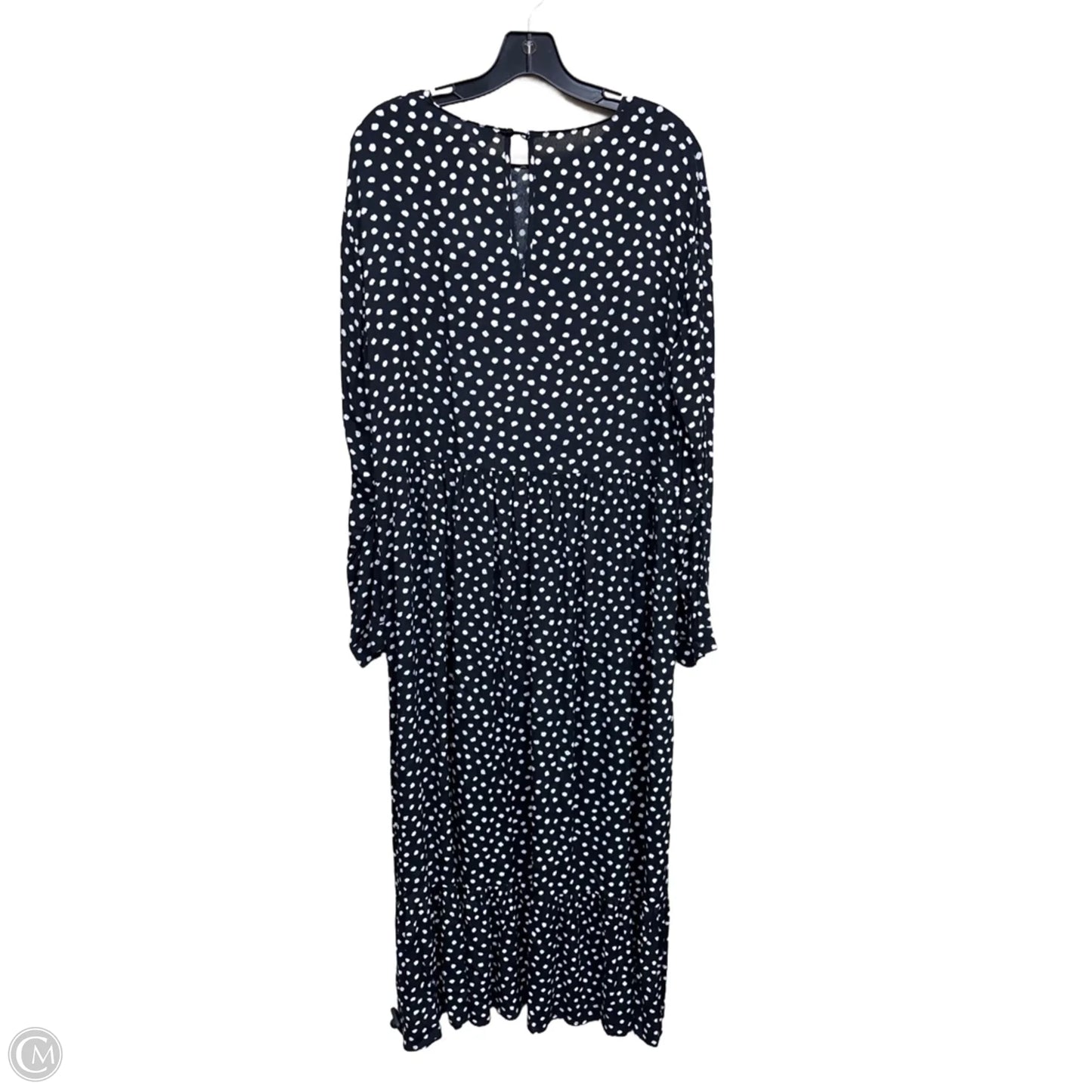 Dress Casual Maxi By Clothes Mentor In Polkadot Pattern, Size: M
