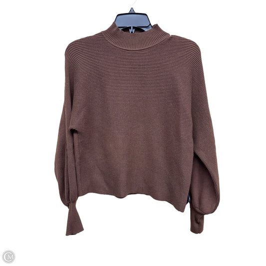 Sweater By Tahari By Arthur Levine In Brown, Size: M