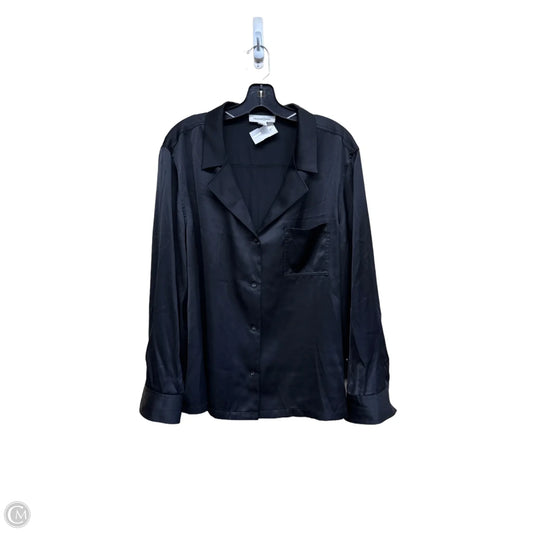 Top Long Sleeve By Treasure And Bond In Black, Size: L