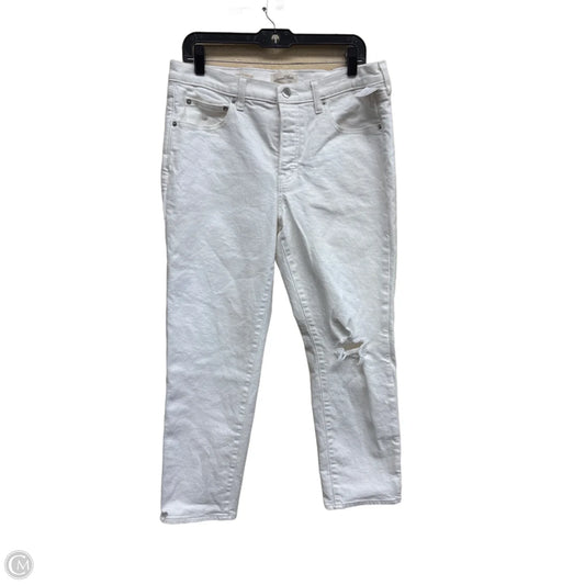 Jeans Straight By Universal Thread In White, Size: 14