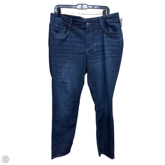 Jeans Skinny By Universal Thread In Blue Denim, Size: 16