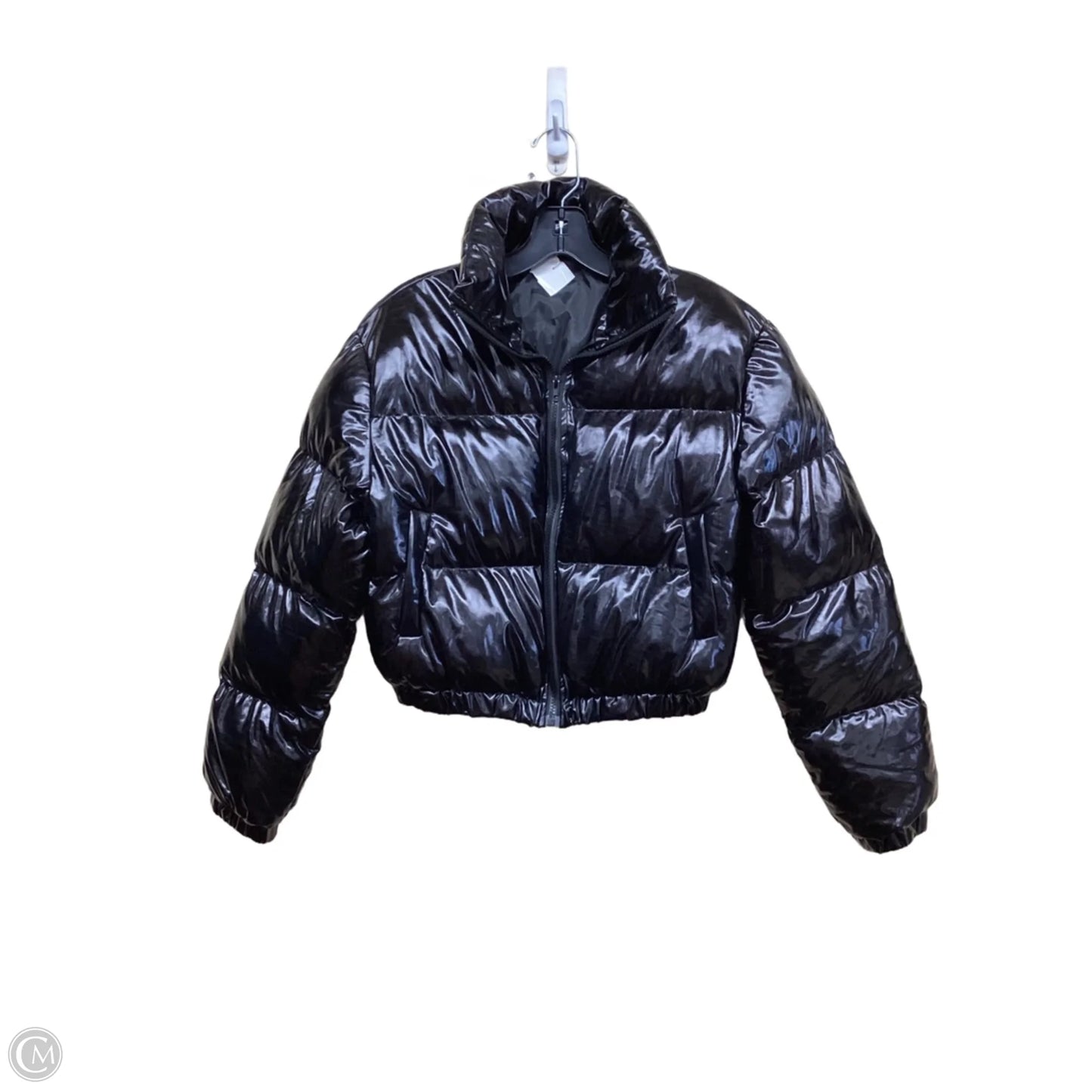 Jacket Puffer & Quilted By Clothes Mentor In Black, Size: S