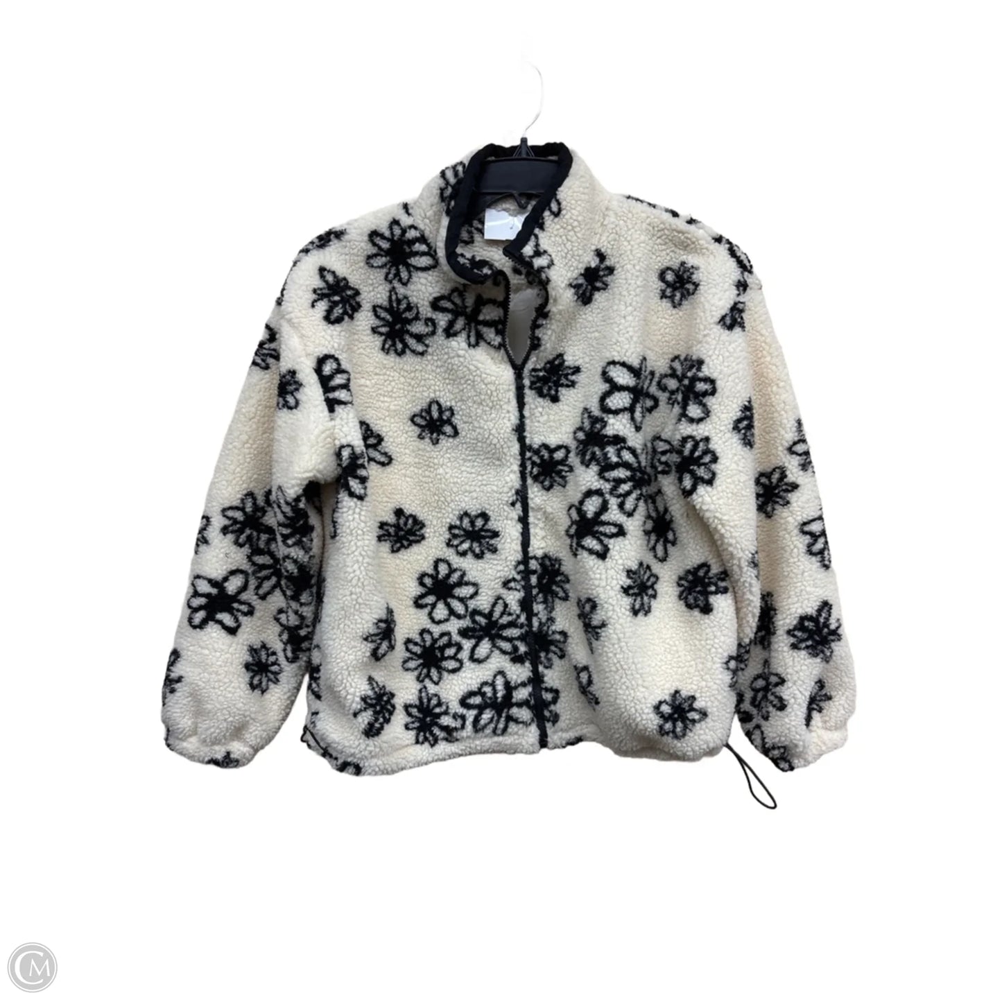 Jacket Faux Fur & Sherpa By Clothes Mentor In Floral Print, Size: S