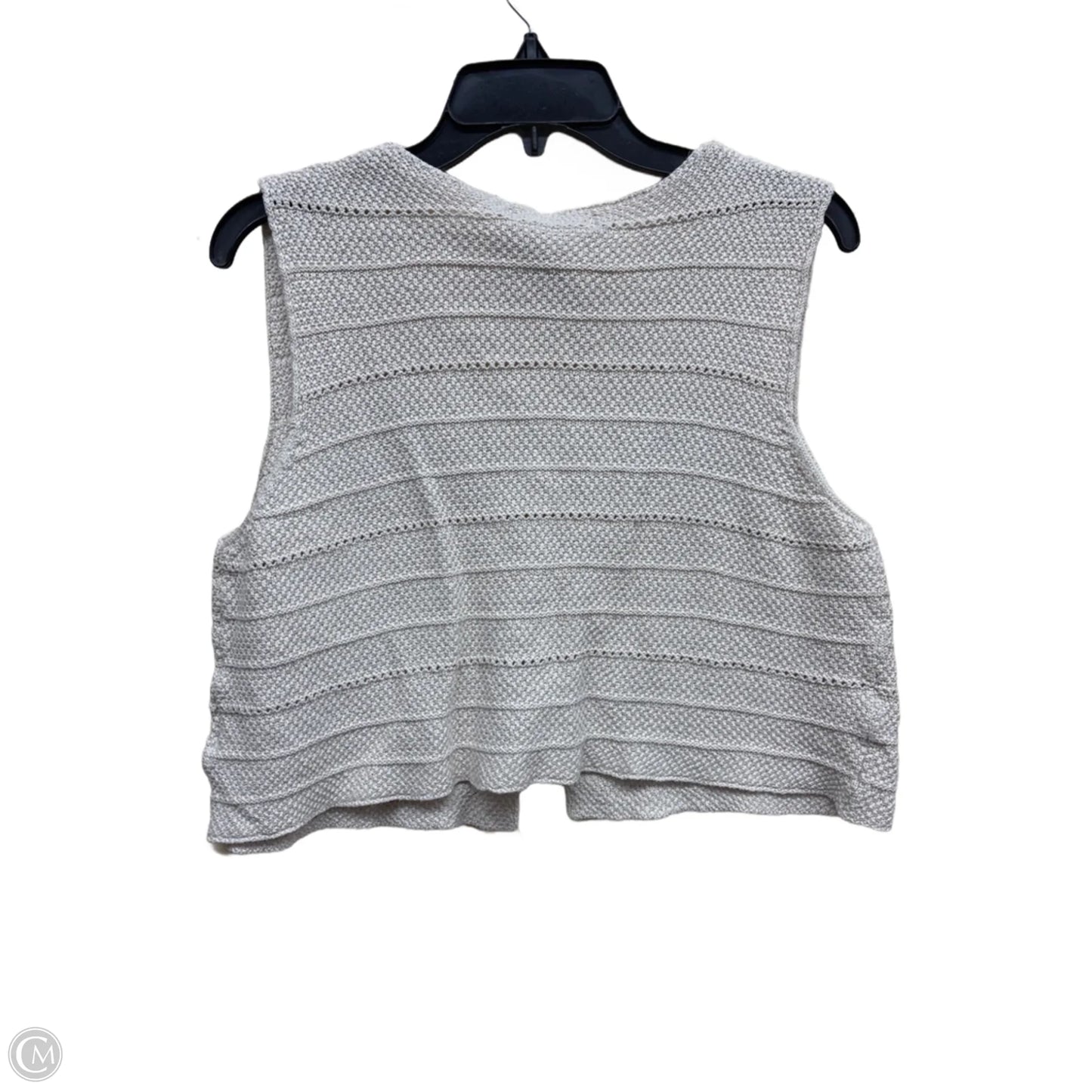 Top Sleeveless By Clothes Mentor In Tan, Size: L