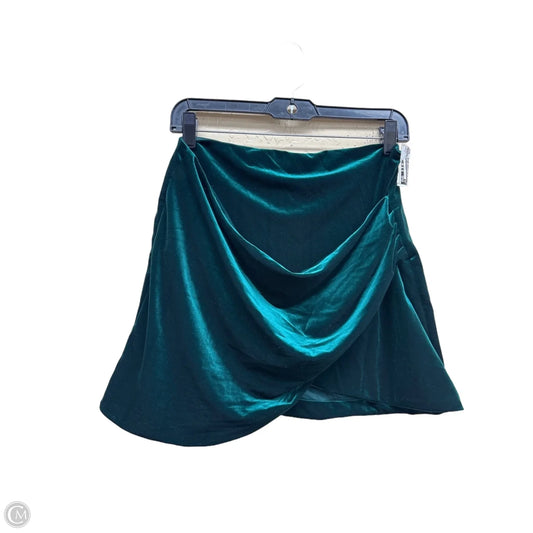 Skirt Mini & Short By Blue Rain In Green, Size: L