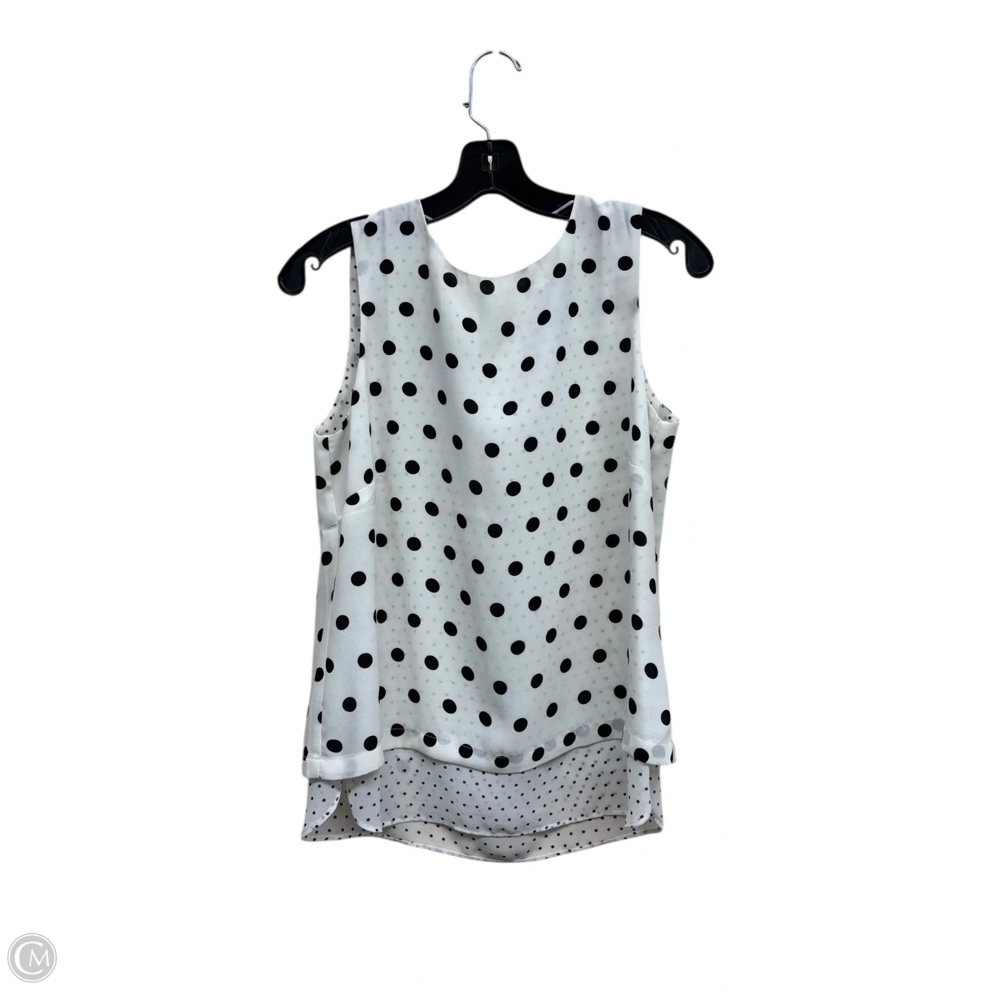 Top Sleeveless By Rose And Olive In Polkadot Pattern, Size: S
