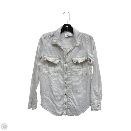 Jacket Shirt By Bp In White, Size: Xs