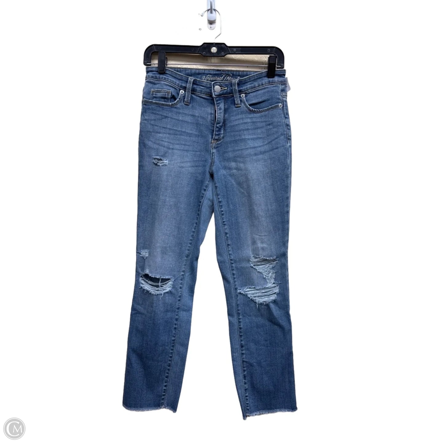Jeans Straight By Universal Thread In Blue Denim, Size: 2