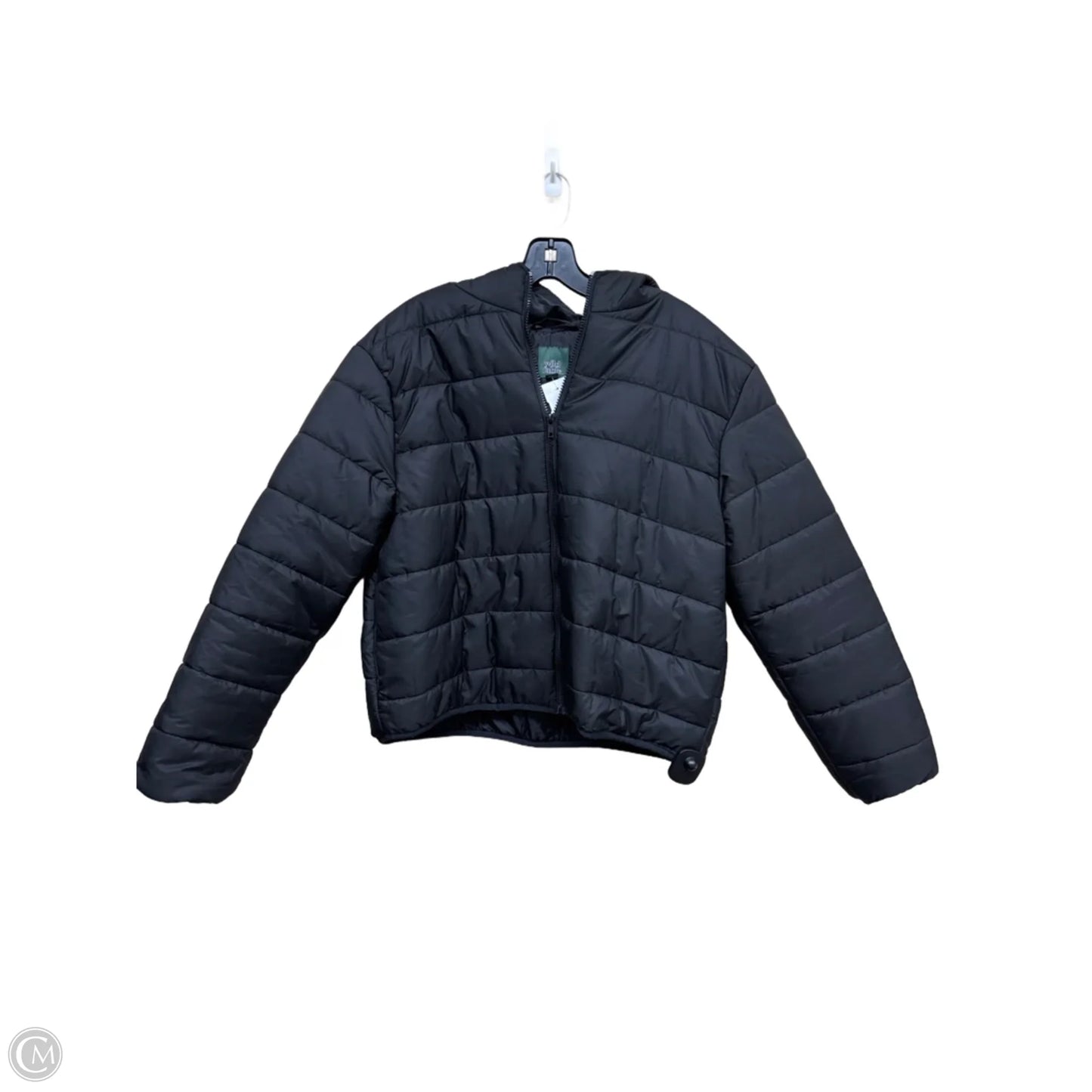 Jacket Puffer & Quilted By Wild Fable In Black, Size: S