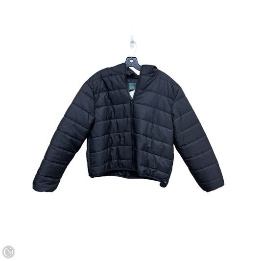 Jacket Puffer & Quilted By Wild Fable In Black, Size: S