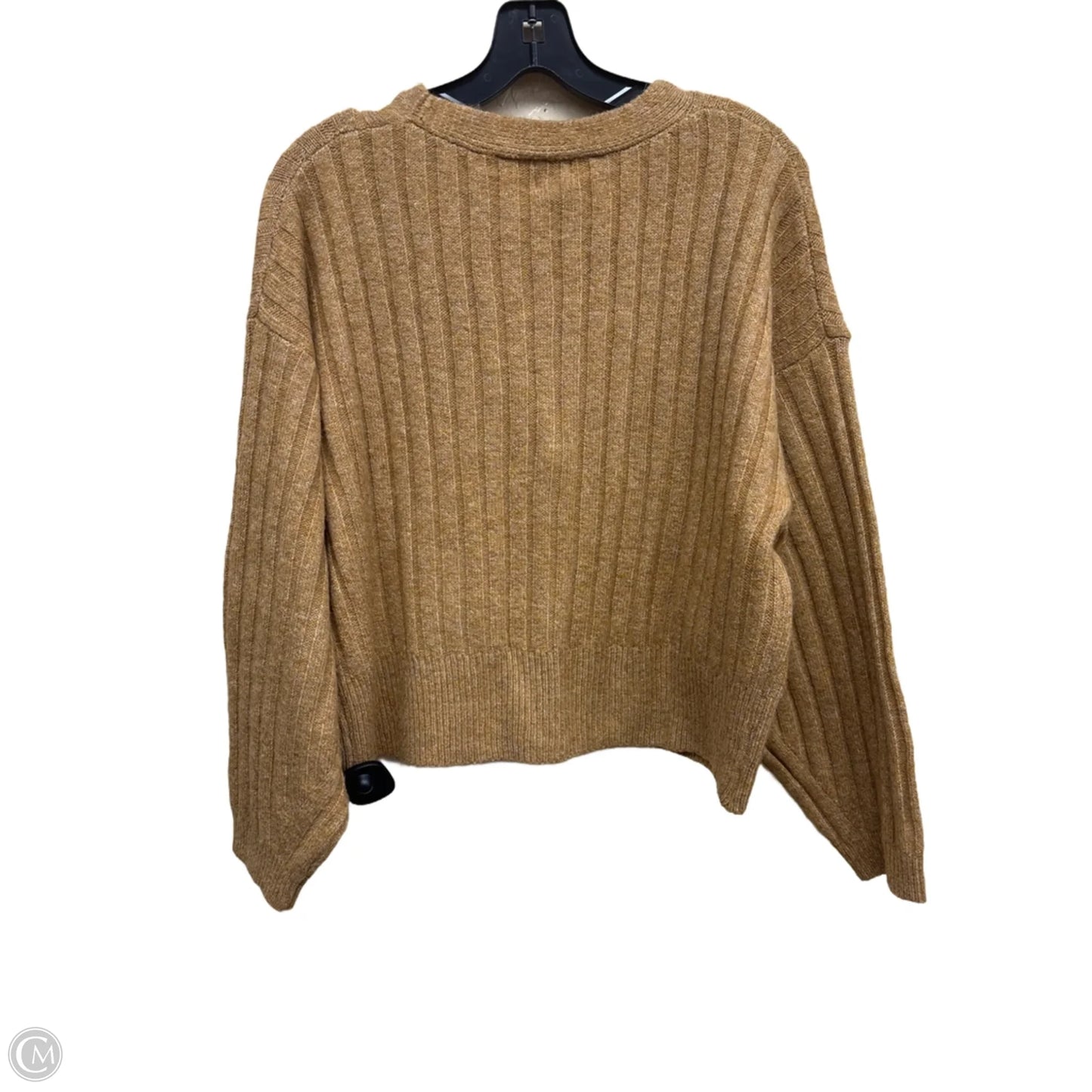 Sweater Cardigan By A New Day In Brown, Size: Xs