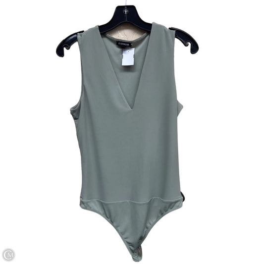 Bodysuit By Express In Green, Size: S