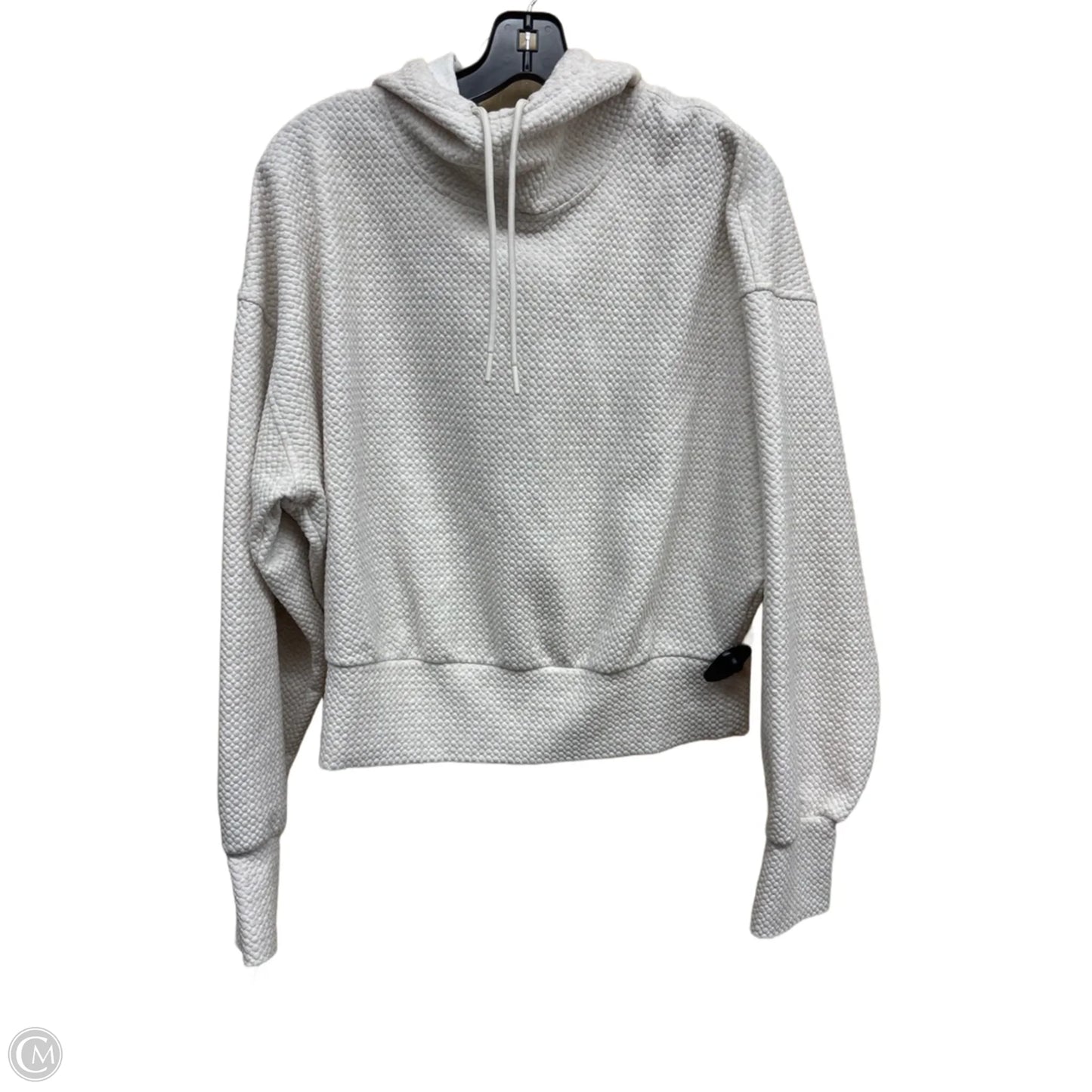 Sweatshirt Hoodie By Old Navy In Beige, Size: M