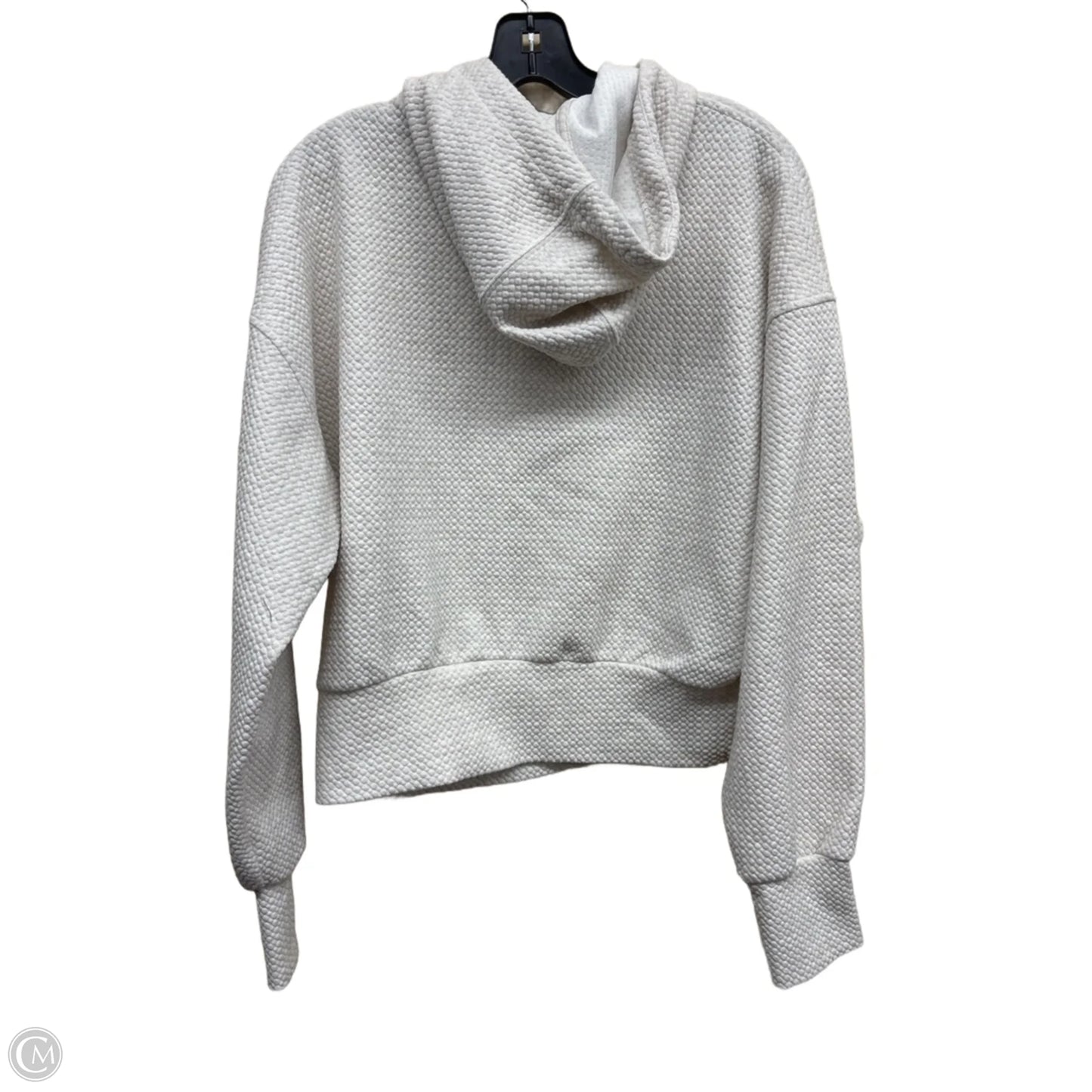 Sweatshirt Hoodie By Old Navy In Beige, Size: M