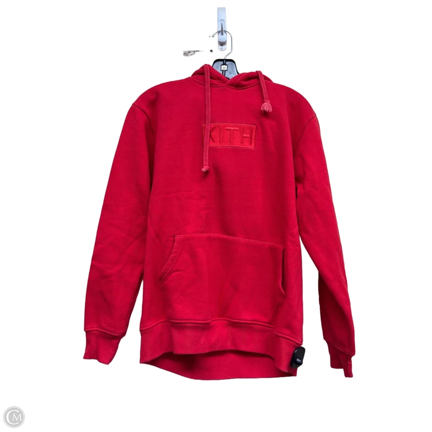 Sweatshirt Hoodie By Clothes Mentor In Red, Size: L