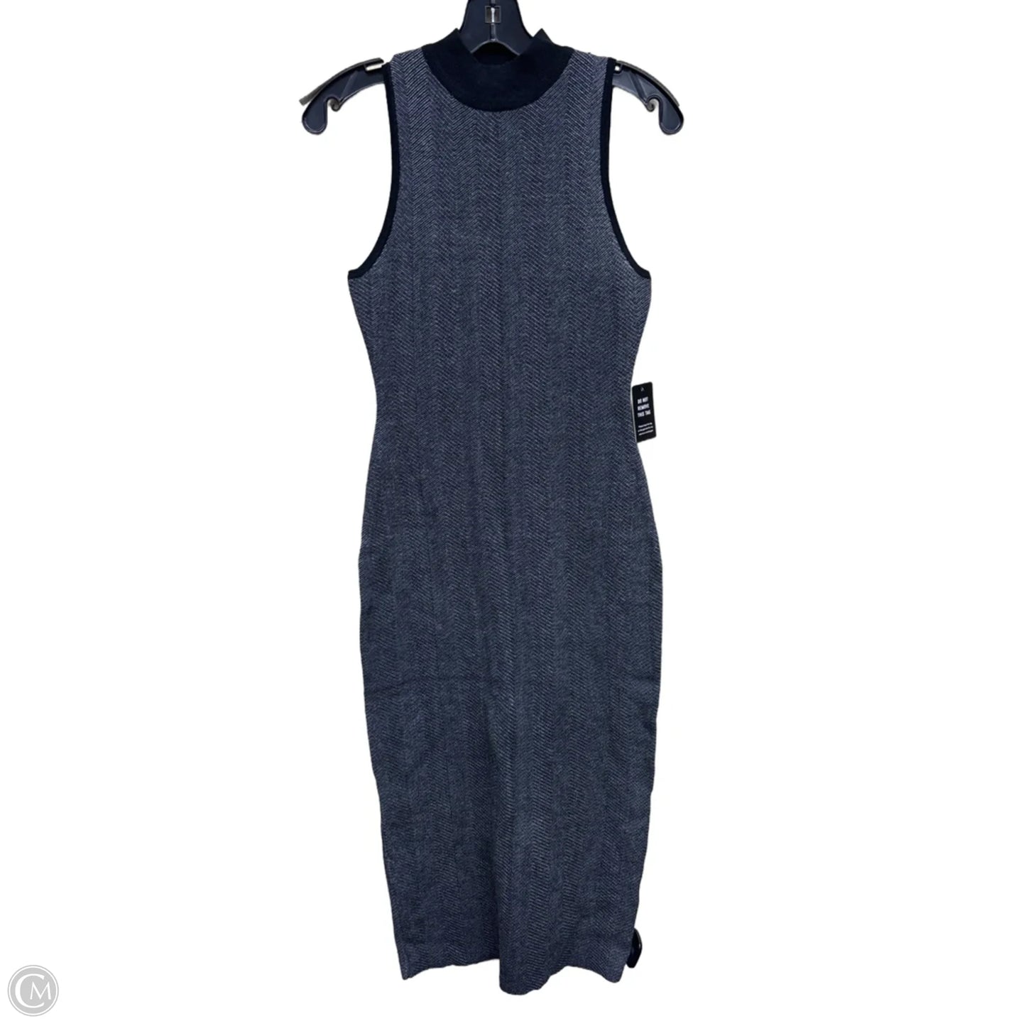 Dress Casual Maxi By Express In Black & Grey, Size: Xs