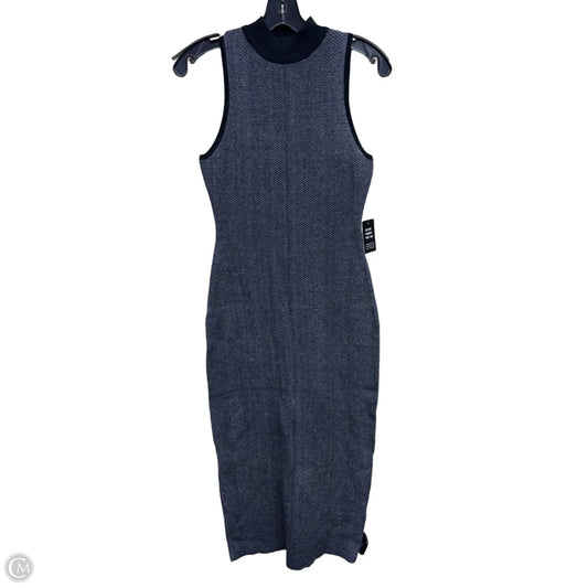 Dress Casual Maxi By Express In Black & Grey, Size: Xs