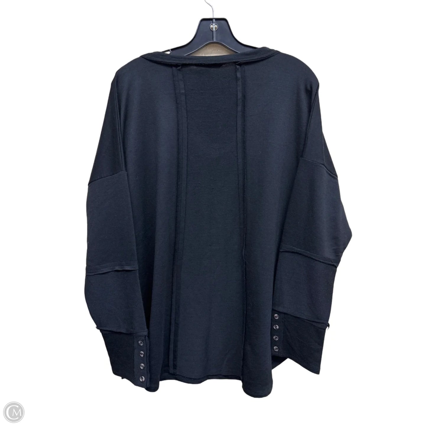Top Long Sleeve By Clothes Mentor In Black, Size: L