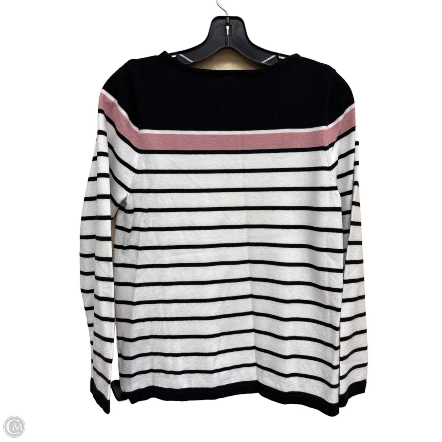Top Long Sleeve By Pink Clover In Striped Pattern, Size: M