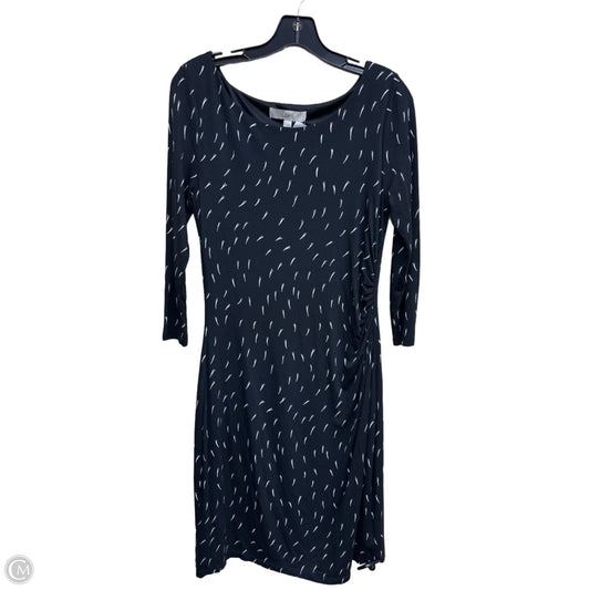Dress Casual Midi By Loft In Black & White, Size: M