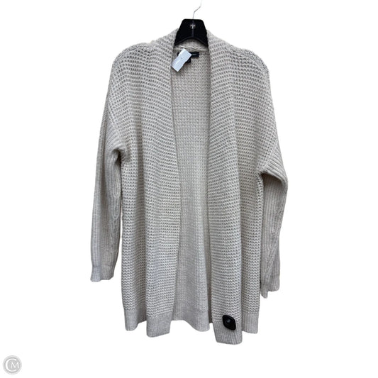 Sweater Cardigan By Inc In Cream, Size: M