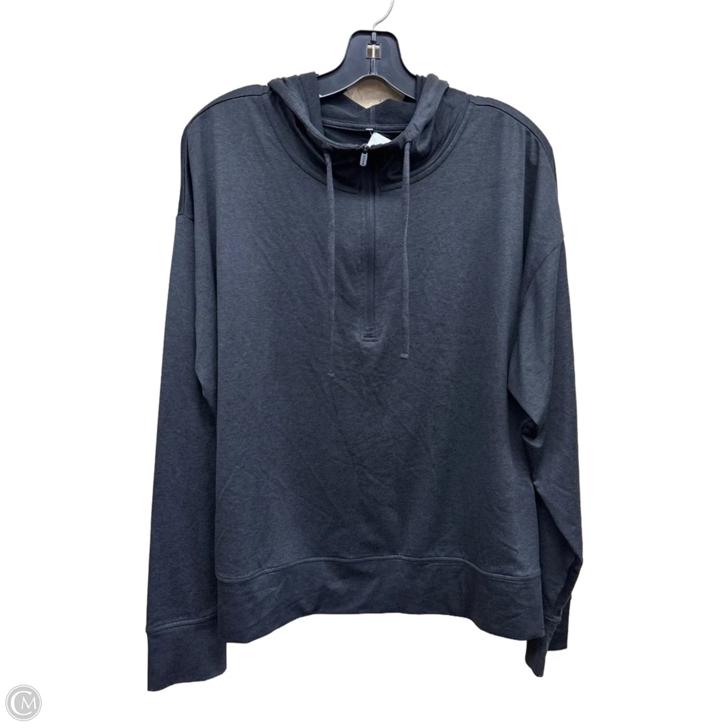 Athletic Sweatshirt Hoodie By Gaiam In Black, Size: Xl