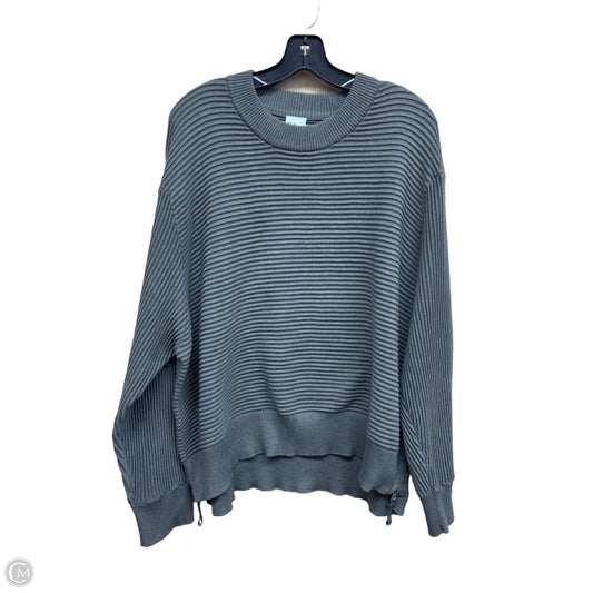 Athletic Sweatshirt Collar By Flx In Grey, Size: Xxl